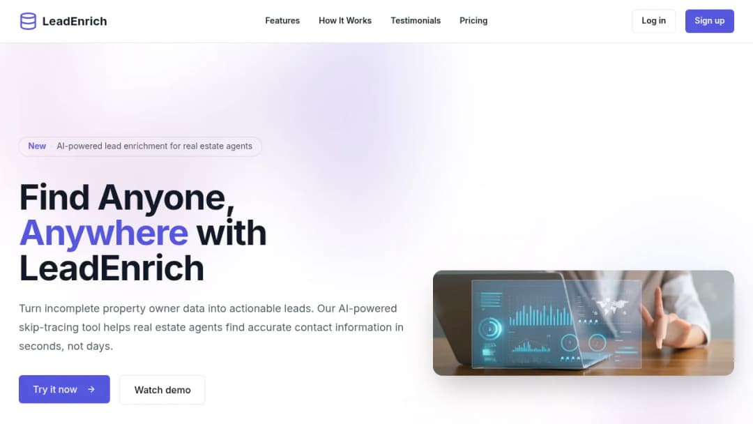 LeadEnrich screenshot