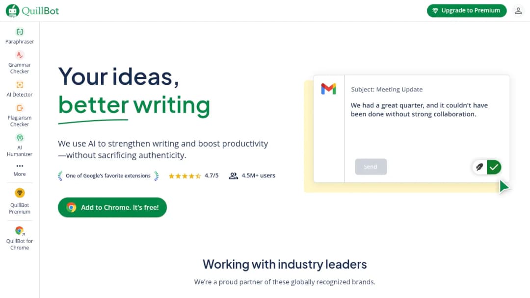 Quillbot screenshot