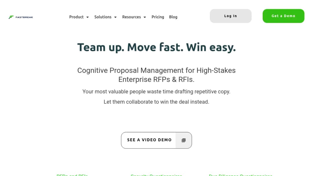 FastBreakRFP screenshot