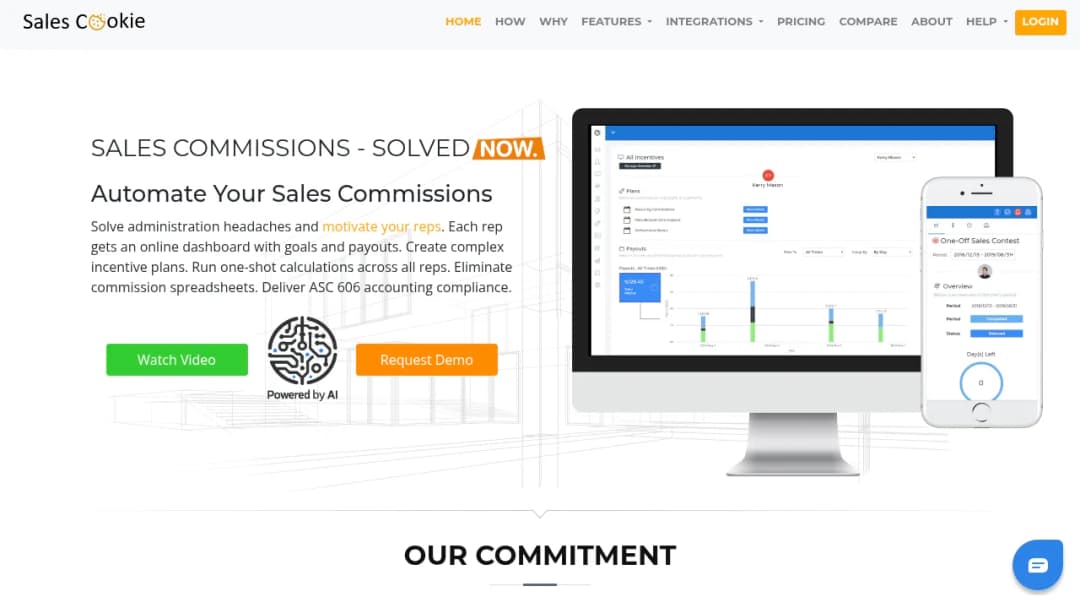 Sales Cookie screenshot