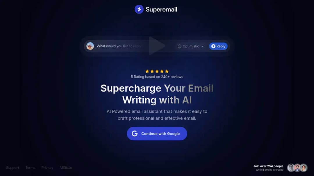 SuperEmail screenshot