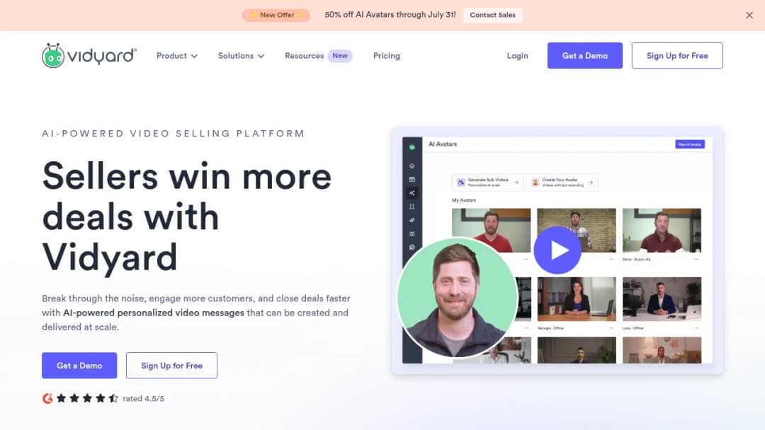 Vidyard screenshot