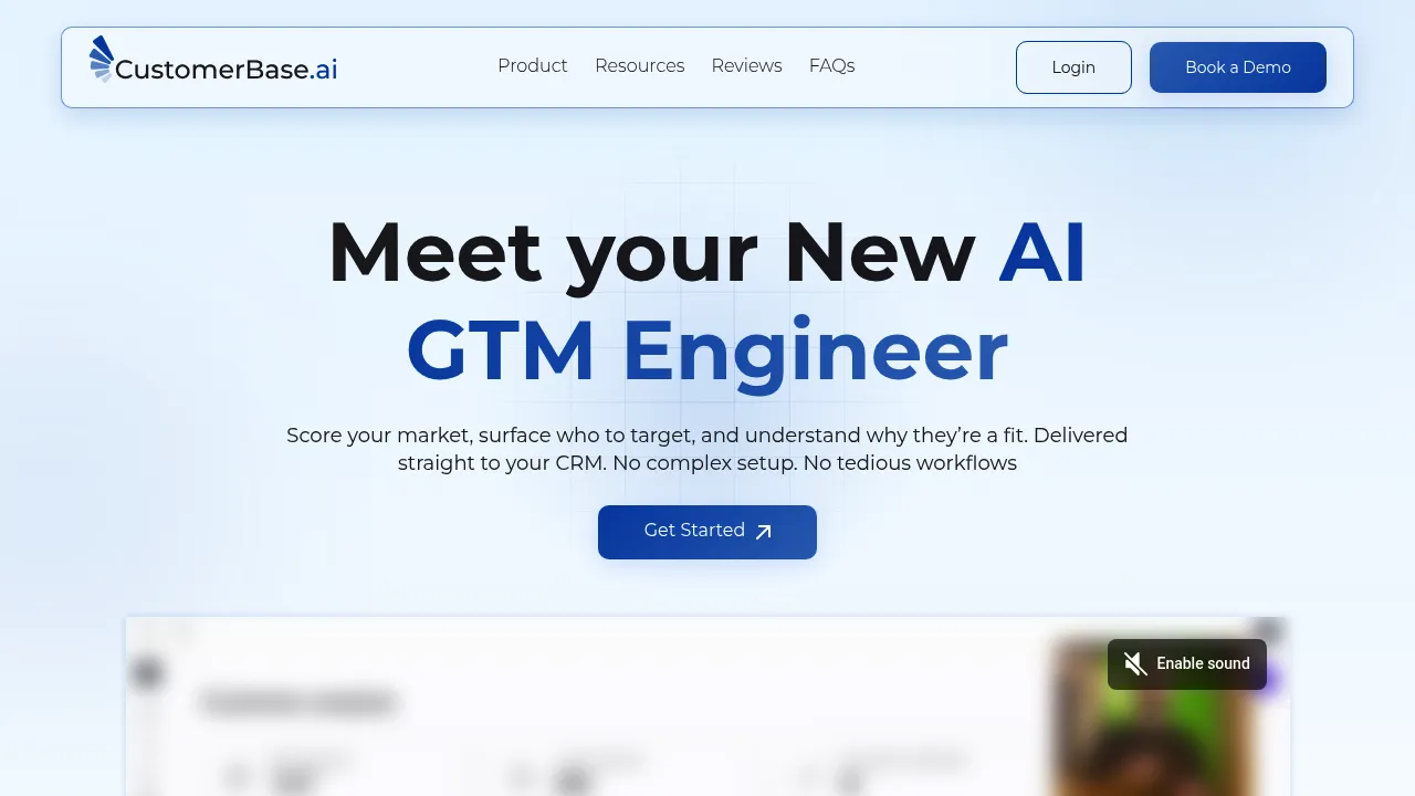 CustomerBase.ai screenshot