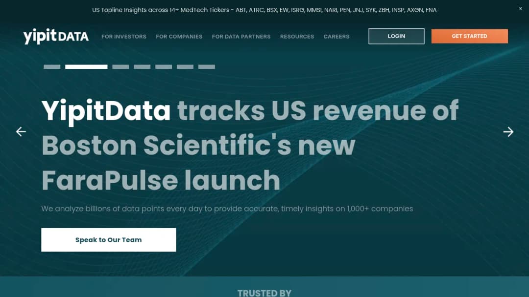 YipitData screenshot