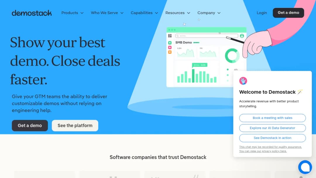 Demostack screenshot