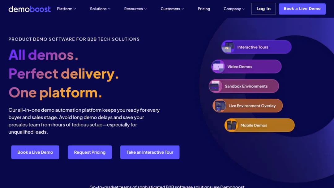 Demoboost screenshot
