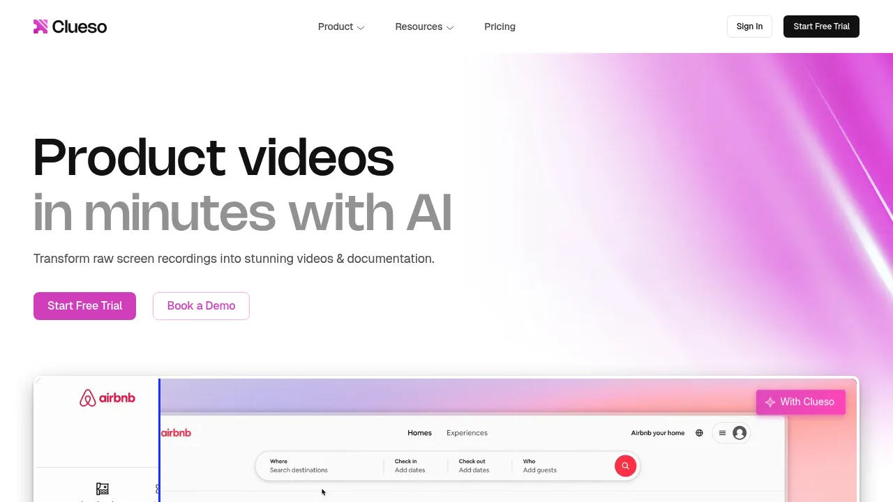 Clueso screenshot