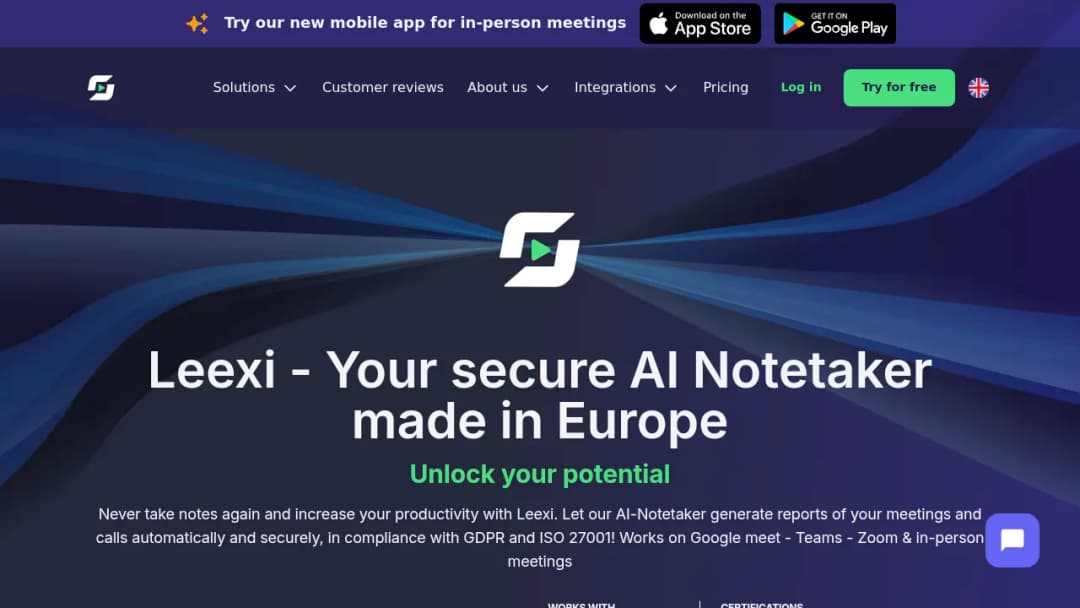 Leexi screenshot