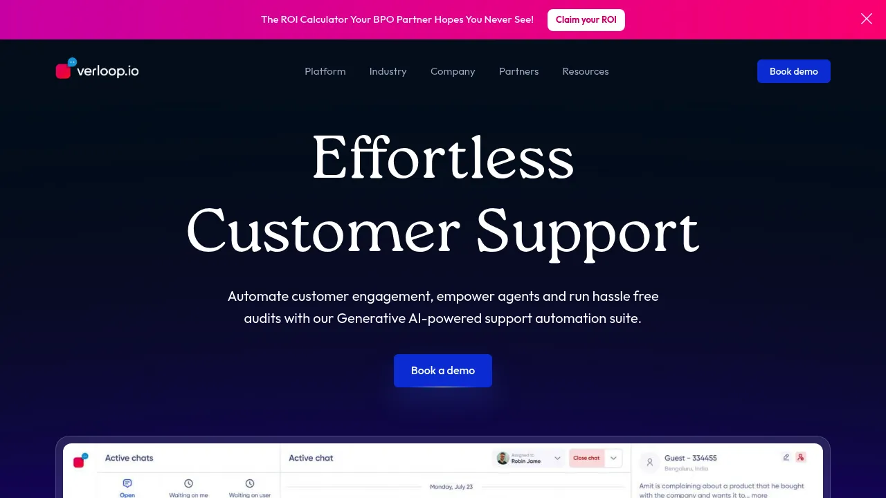 Verloop.io screenshot