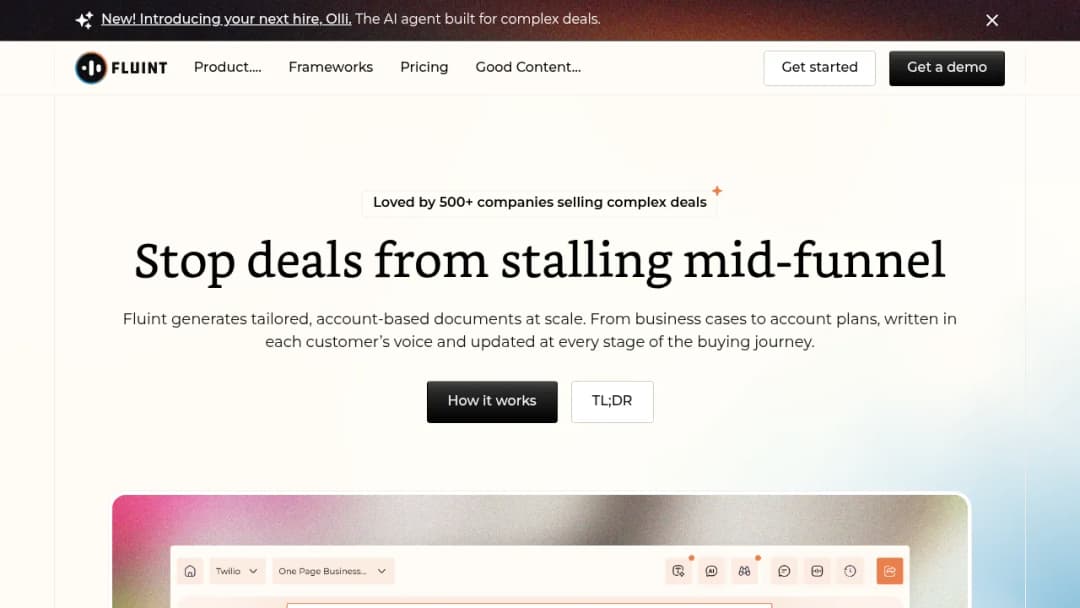 Fluint screenshot
