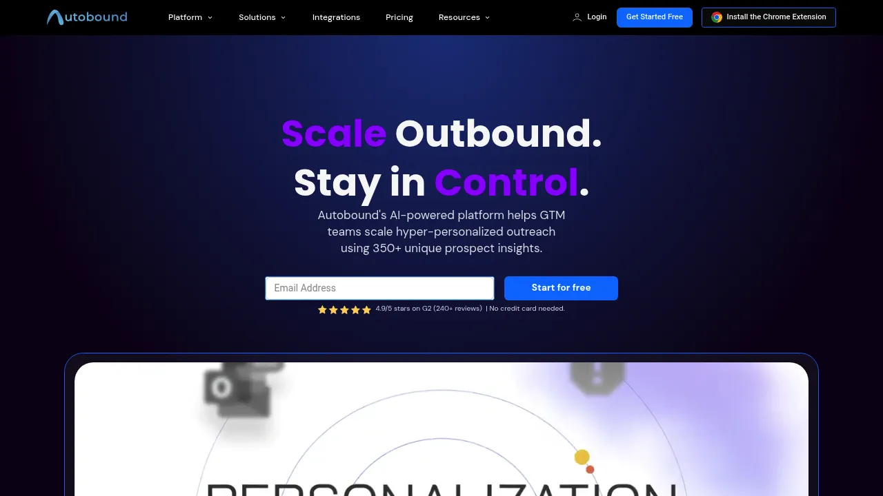 Autobound screenshot
