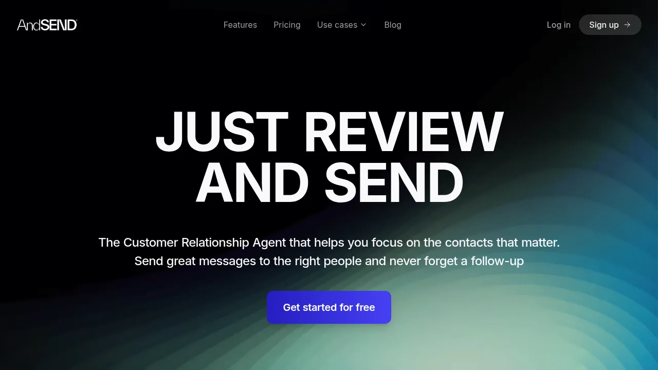 Andsend screenshot