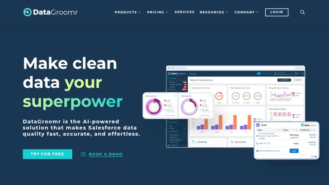 DataGroomr screenshot
