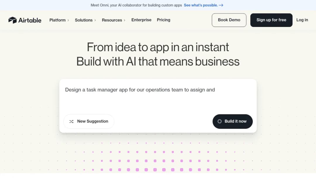 Airtable screenshot