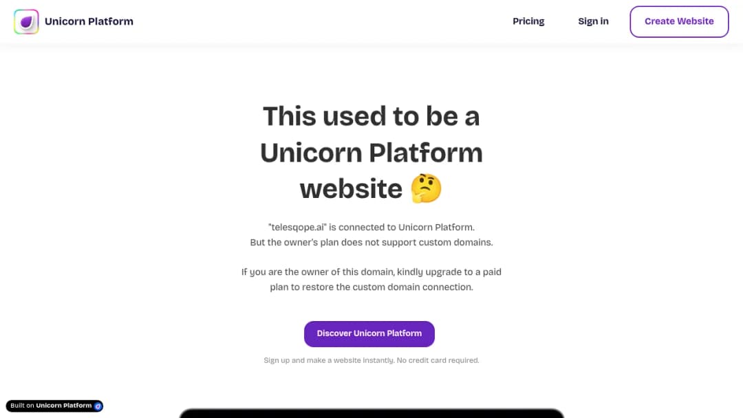 Telesqope screenshot
