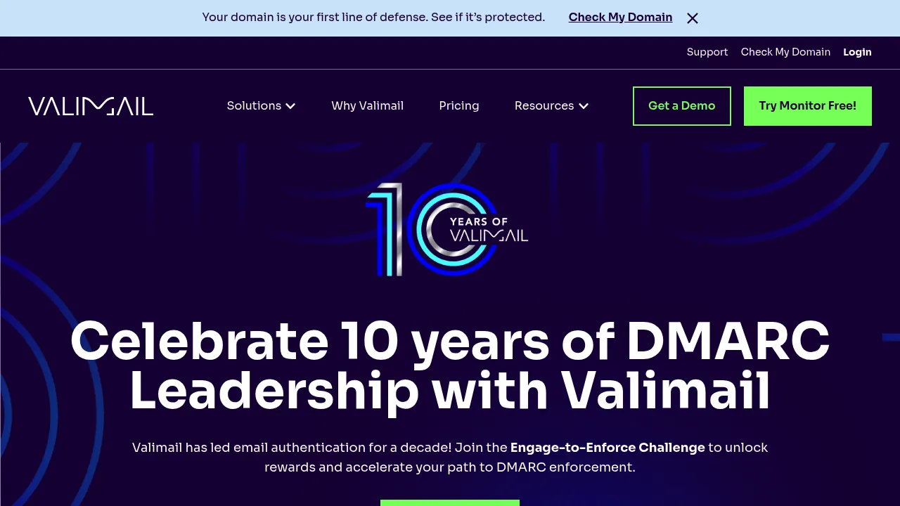 Valimail screenshot