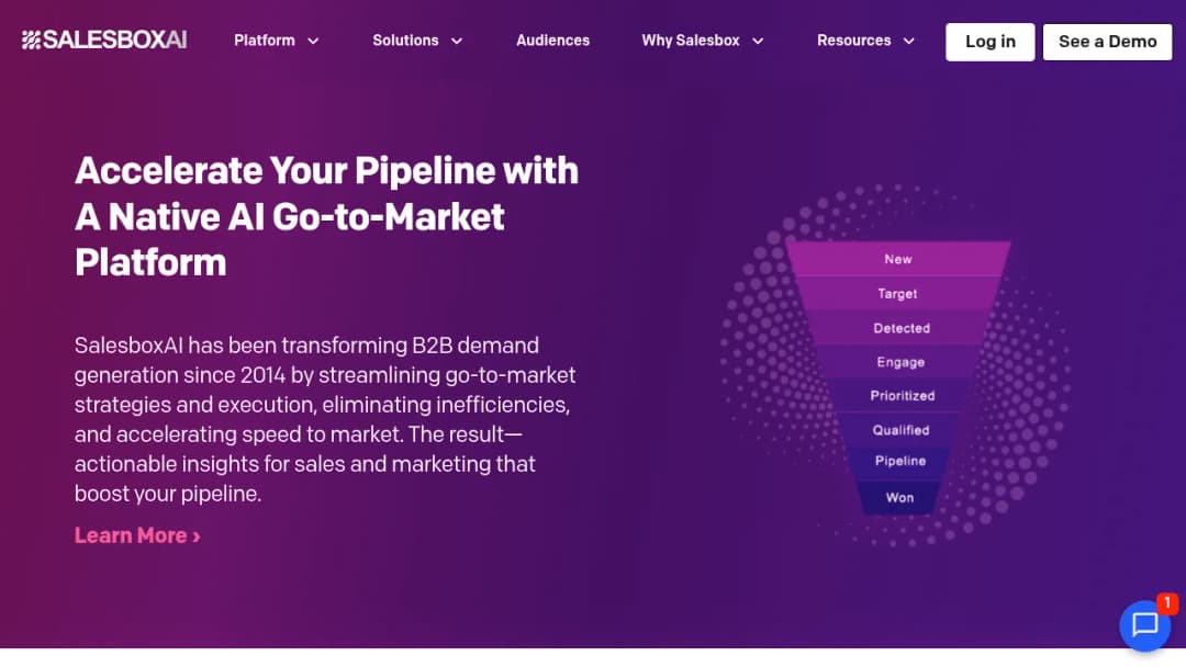 Salesbox screenshot