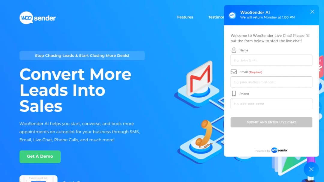 WooSender screenshot