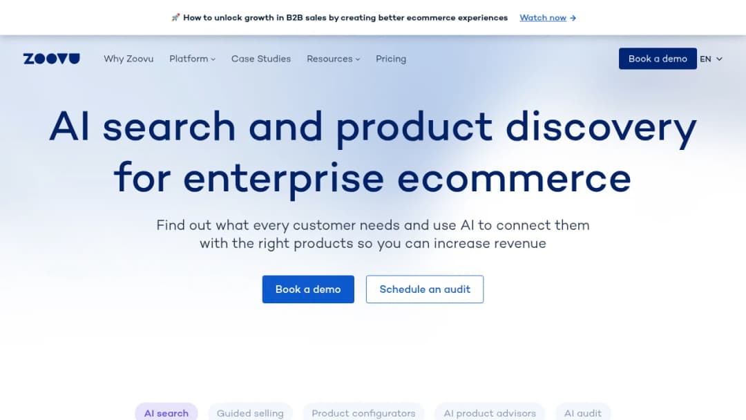 Zoovu screenshot