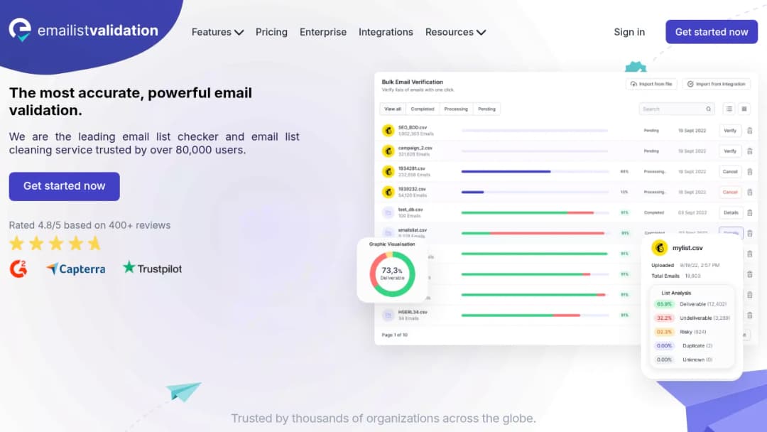 EmailListValidation screenshot