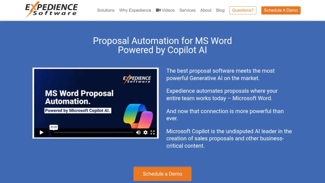 Expedience Software screenshot