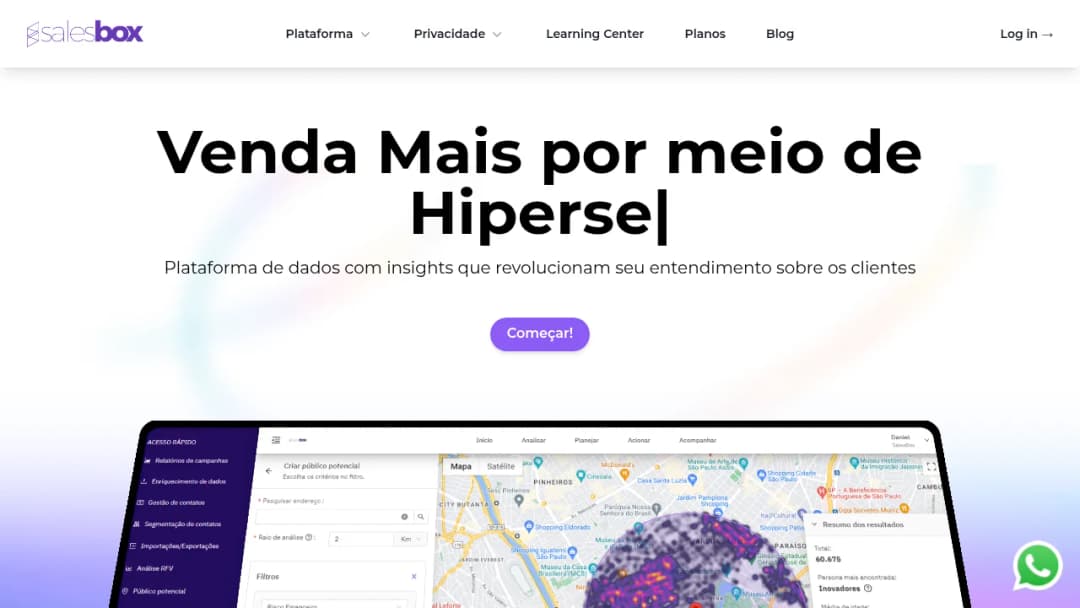 Salesbox screenshot