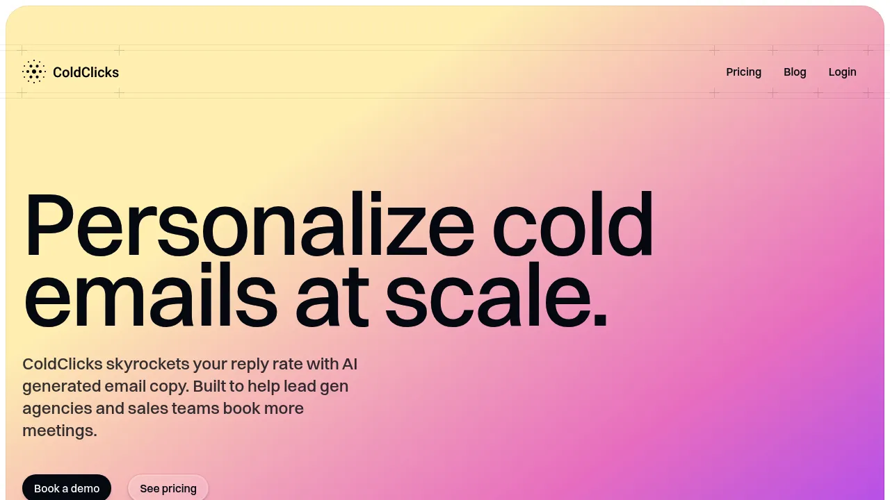 ColdClicks screenshot
