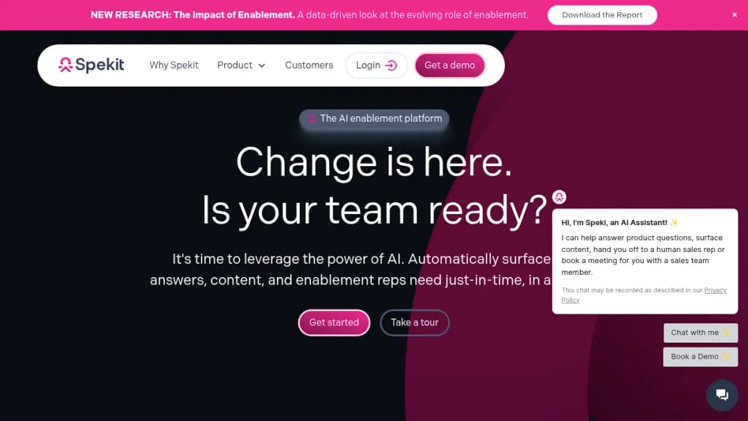 Spekit screenshot