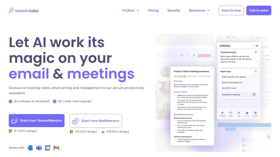 MailMaestro screenshot