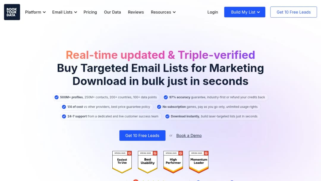 Book Your Data screenshot