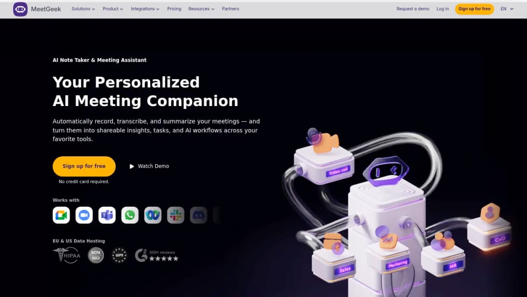MeetGeek screenshot