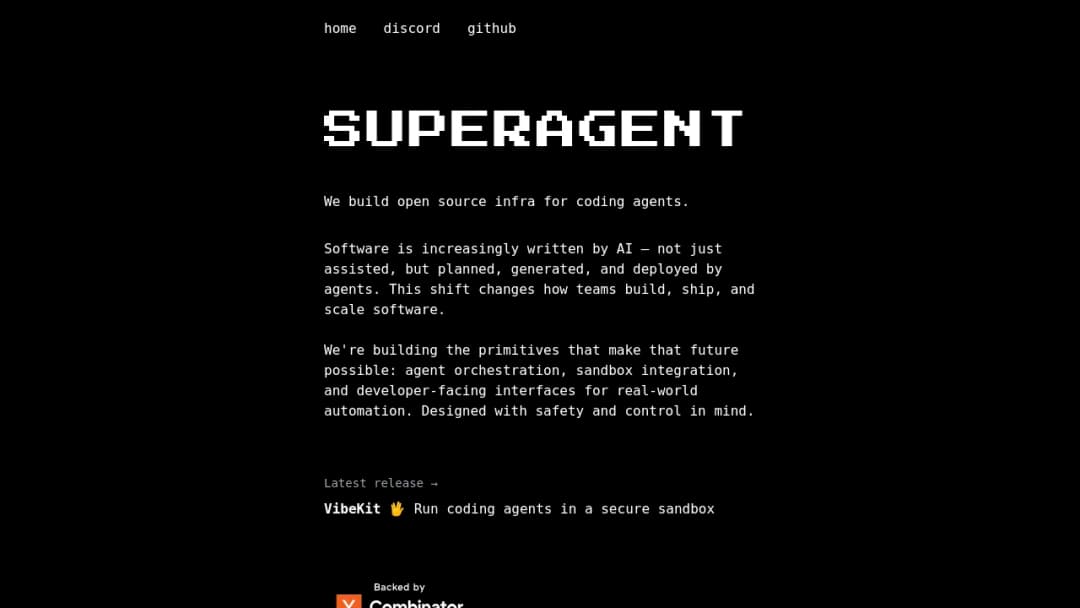 Superagent screenshot