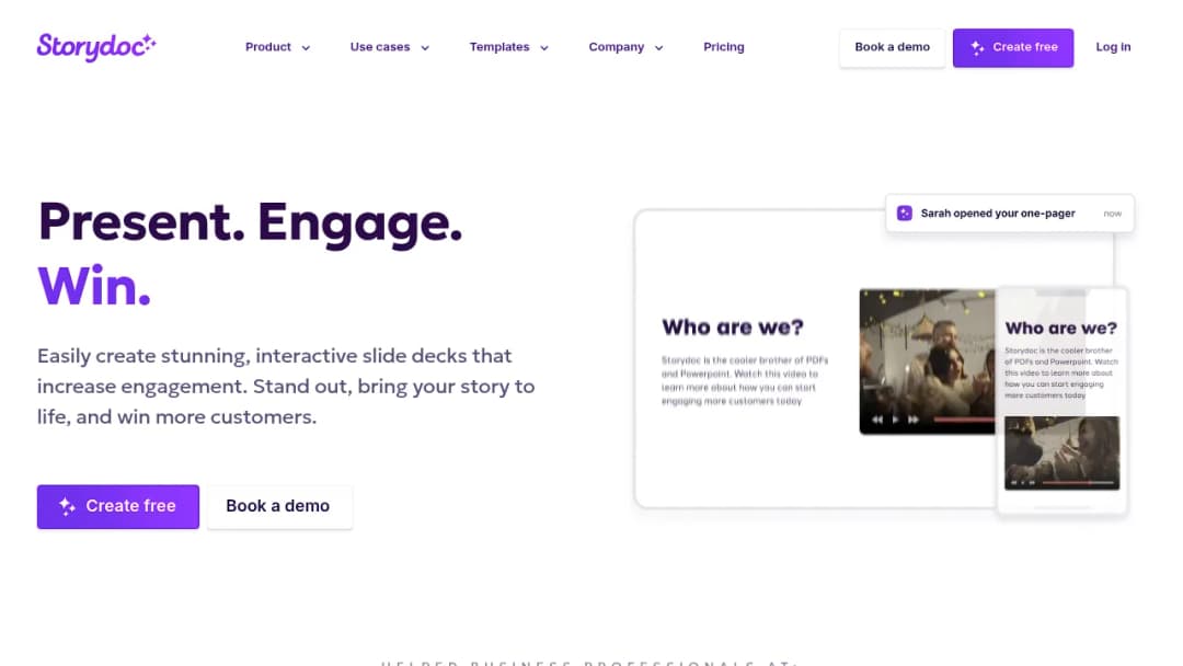 Storydoc screenshot