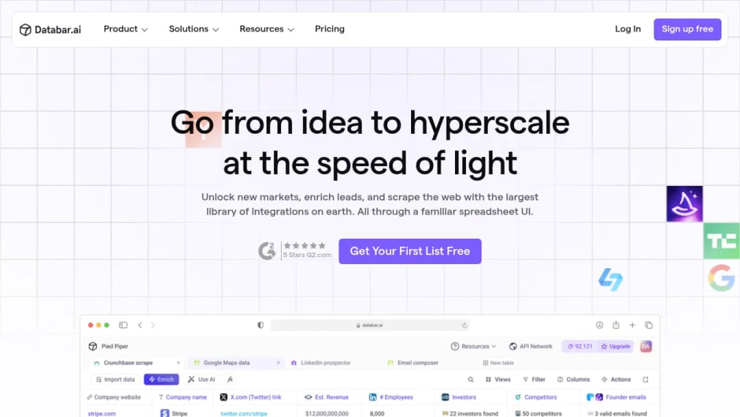 Databar.ai screenshot