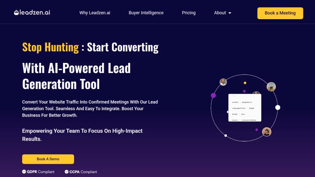Leadzen screenshot