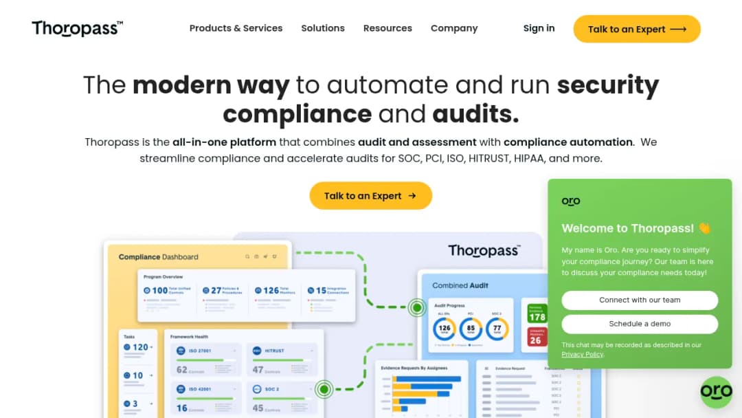 Thoropass screenshot