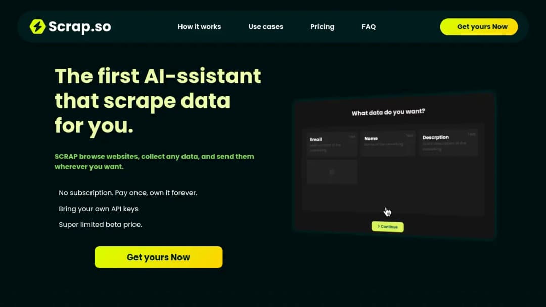Scrap.so screenshot