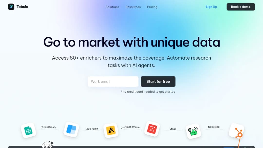 Tabula screenshot