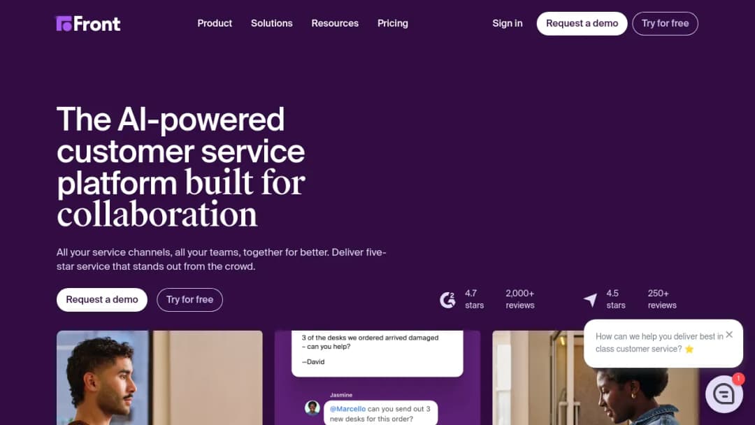 Front screenshot