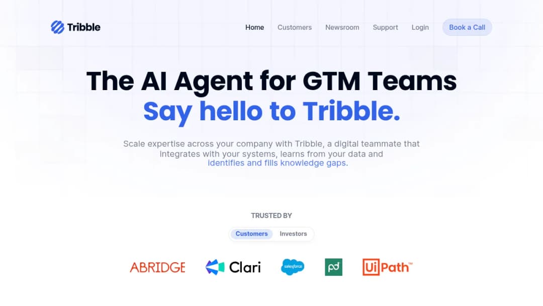 Tribble.ai screenshot