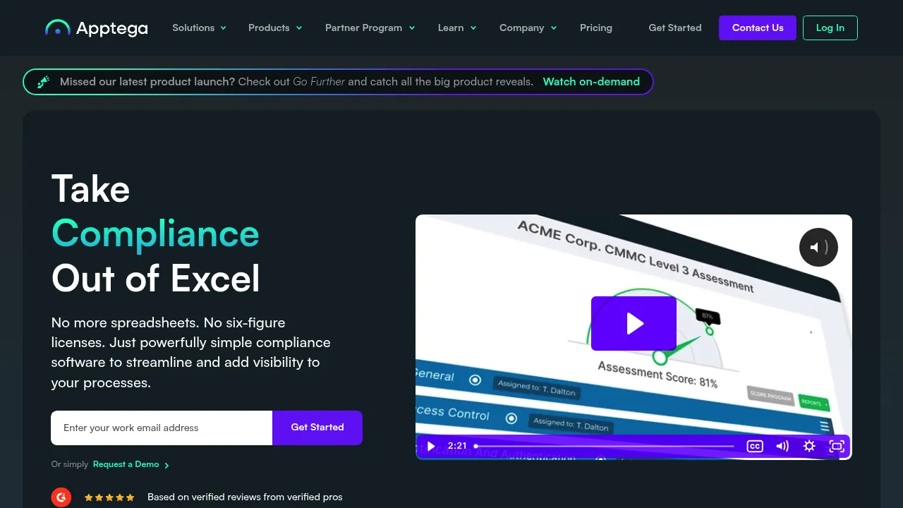 Apptega screenshot