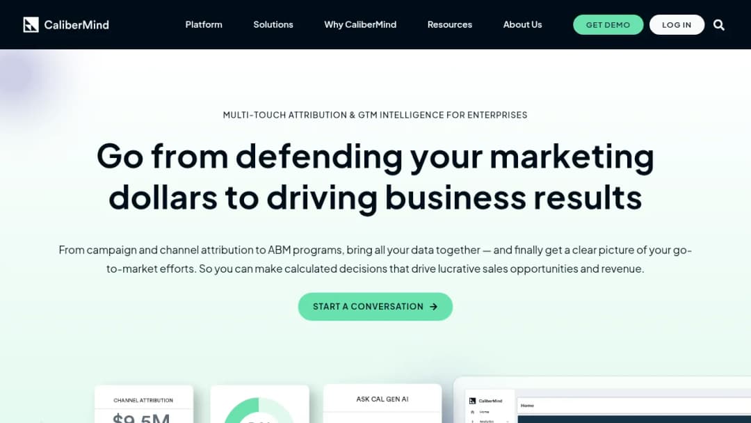 CaliberMind screenshot