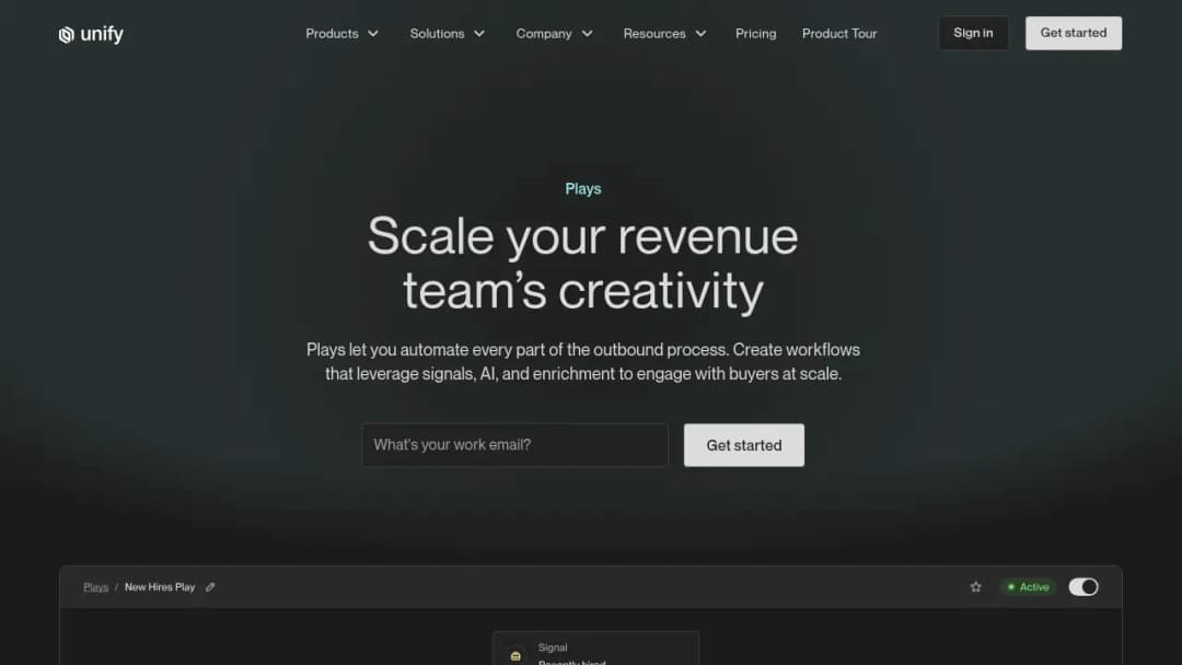 Unify Plays screenshot