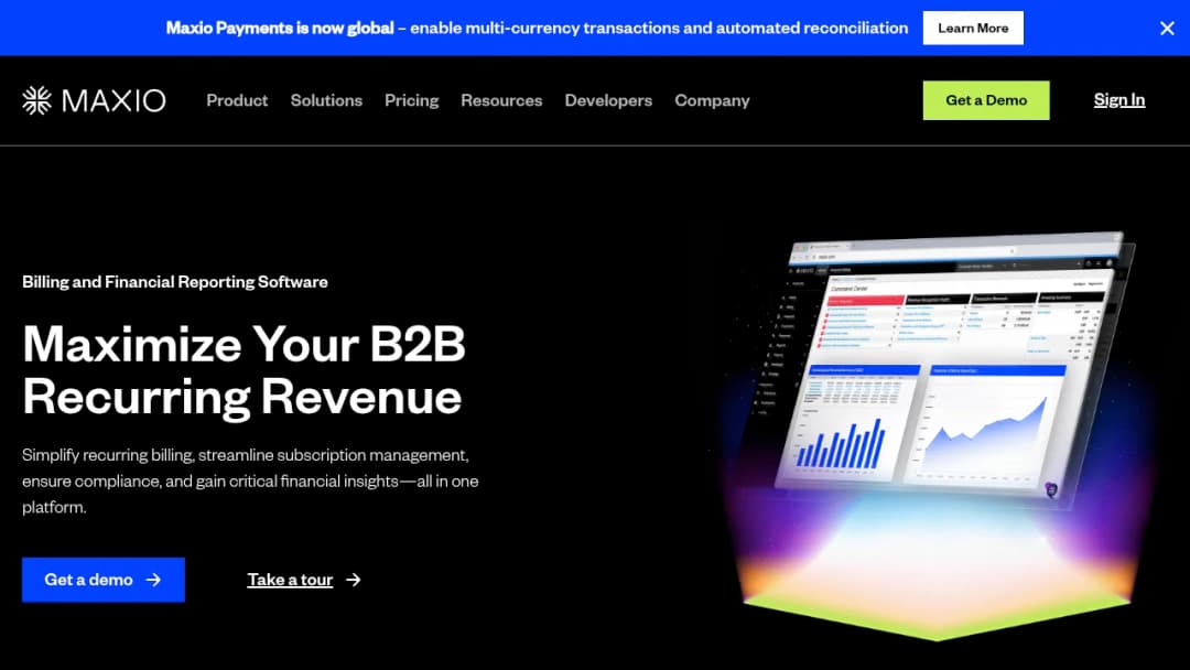 Maxio screenshot