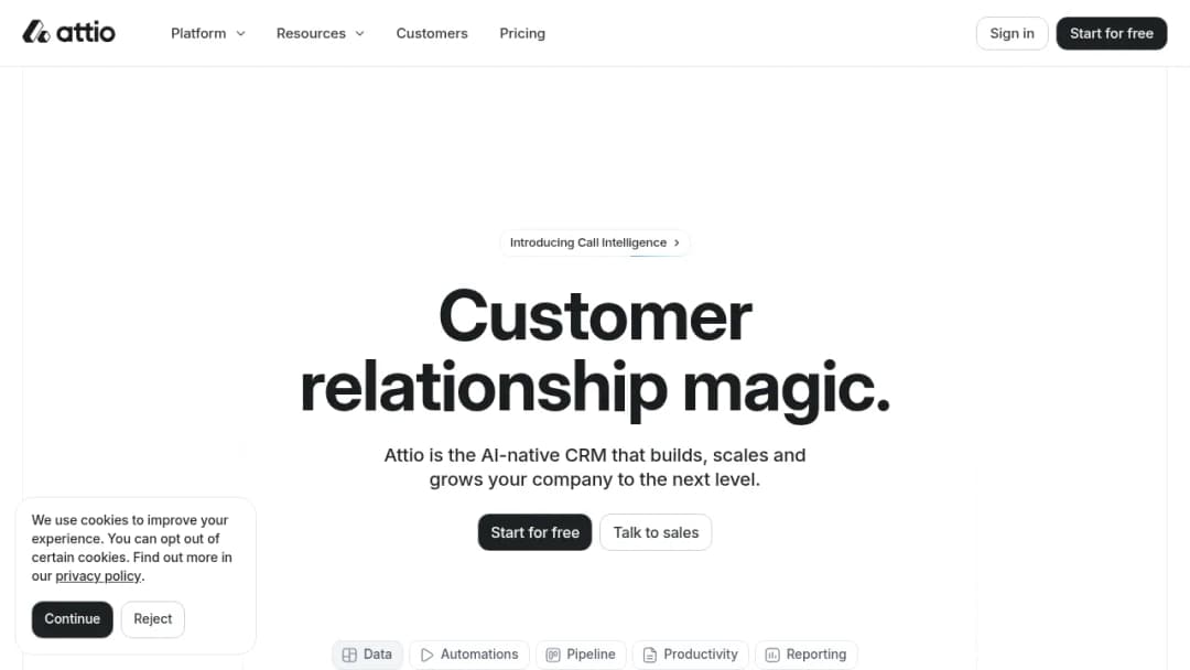 Attio screenshot