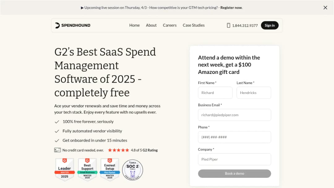 Spendhound screenshot