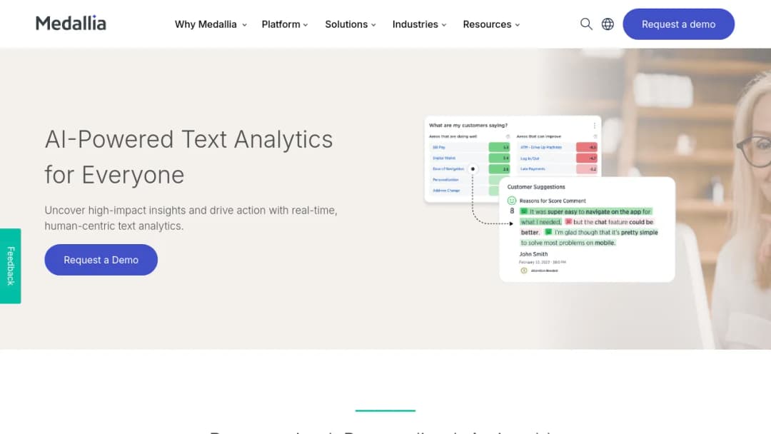 MonkeyLearn screenshot