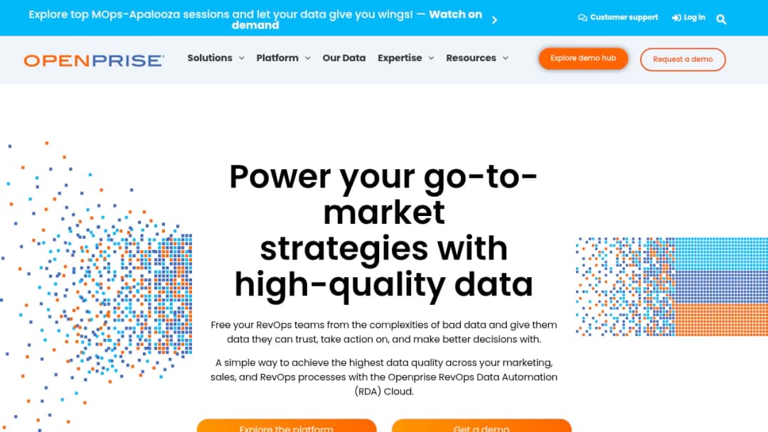 Openprise screenshot