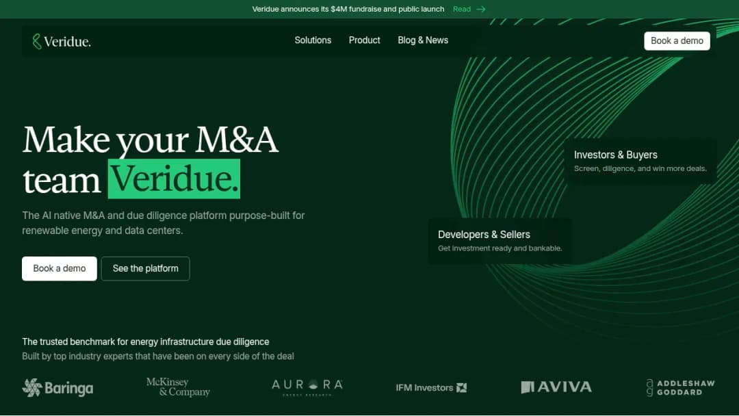 Veridue screenshot