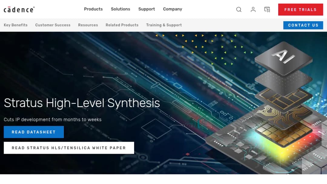 Cadence Stratus High-Level Synthesis screenshot